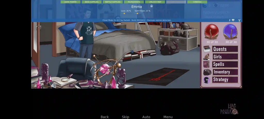 Lust And Power APK Cheat Mod Menu