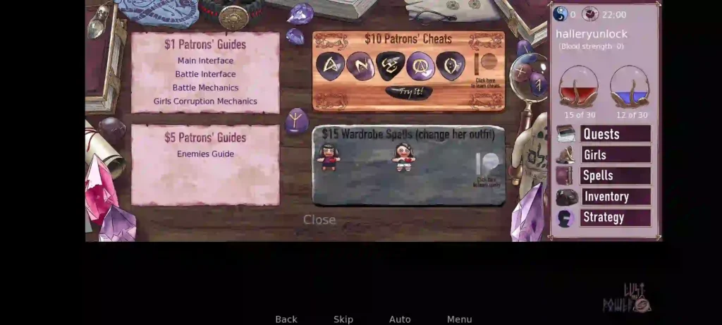 Lust And Power Patreon Cheat Code