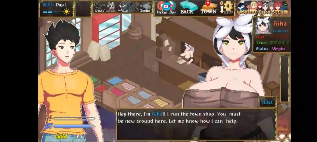 Pixel Graphic Adventure Game