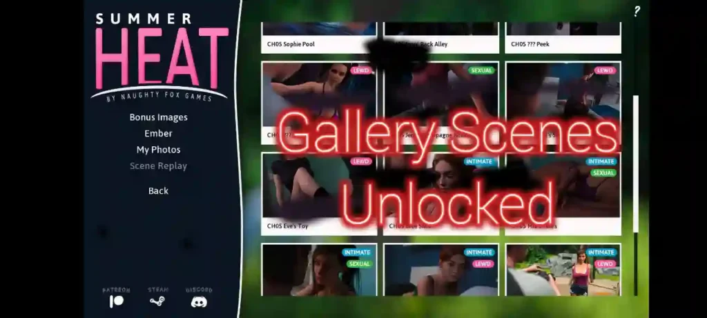 Summer Heat Gallery Unlock
