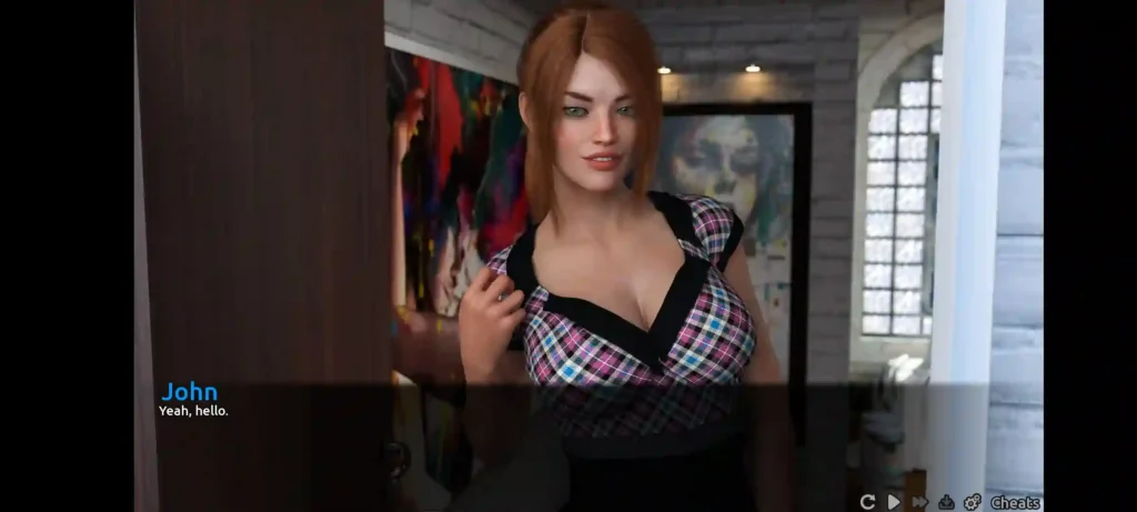Visual Novel Game With Gallery Scenes