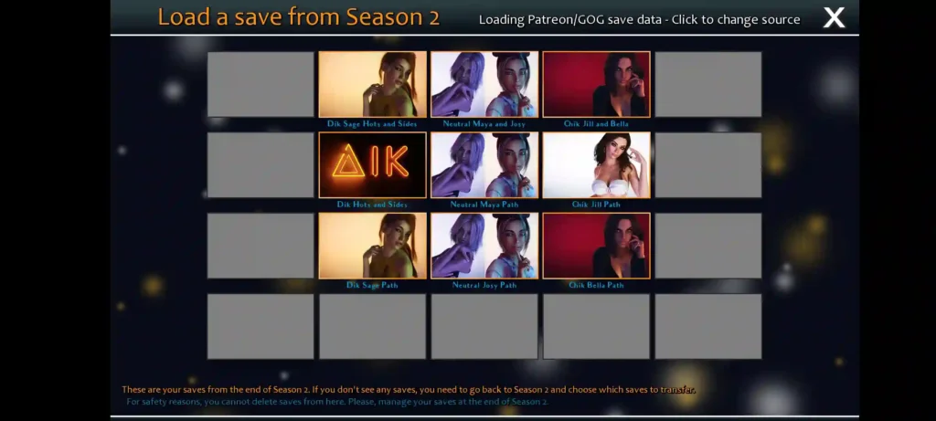 Being A DIK Save File