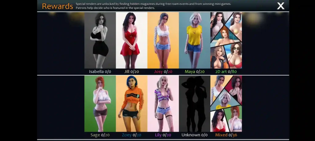 Being A DIK Rewards Gallery Unlock