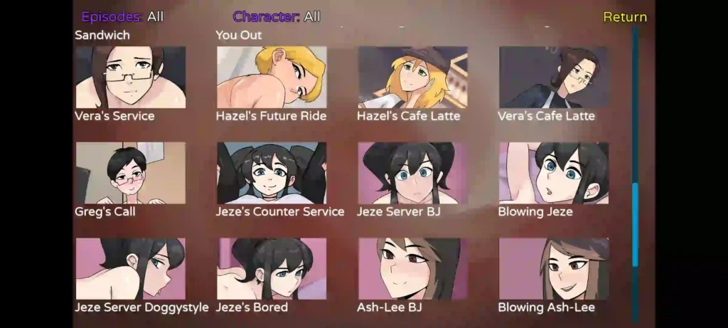 Hazelnut Latte Scene Gallery Unlock