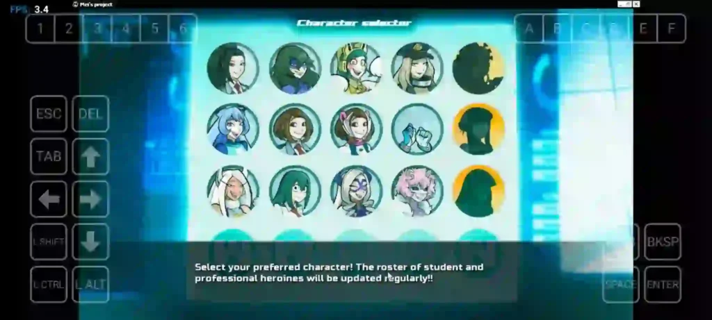 Meis Project MOD APK Unlocked All Characters