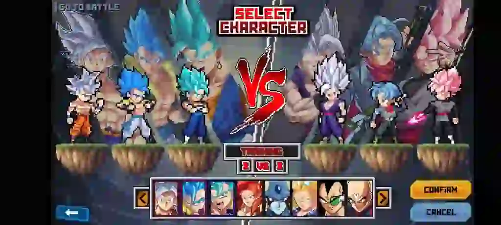 Z Legends 3 Mod APK Unlocked All Characters
