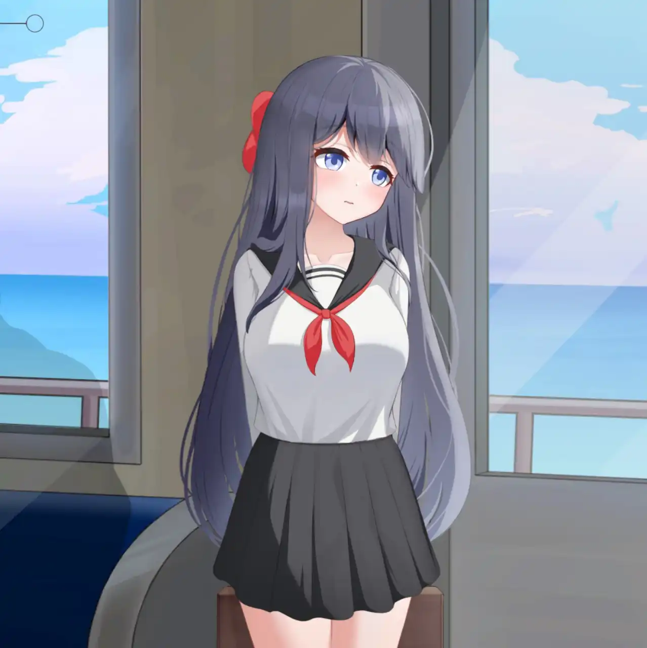 Summer Evening Train With Shy Girl APK Icon